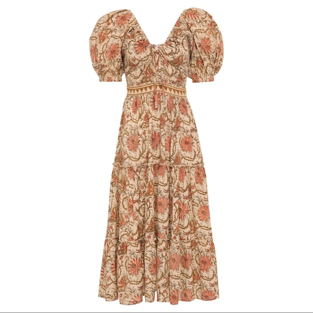 Anna Cate midi floral dress